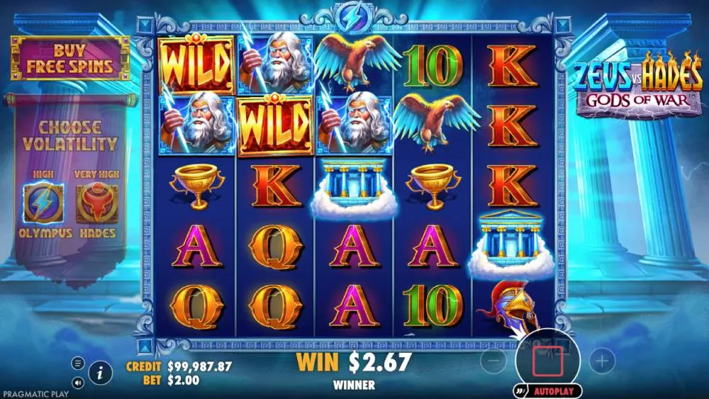 Pełna gama funkcji bonusowych w automacie Zeus vs Hades Pełna gama funkcji bonusowych w automacie Zeus vs Hades